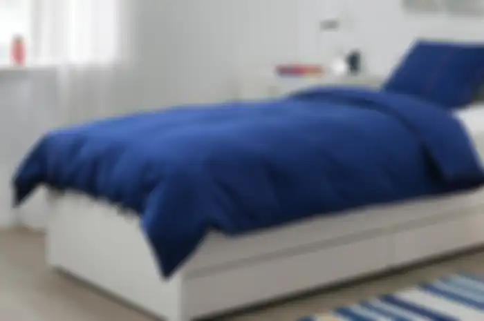 Ilustrasi-Tempat tidur anak lengkap dengan kasur. Ukuran jangan terlalu kecil.