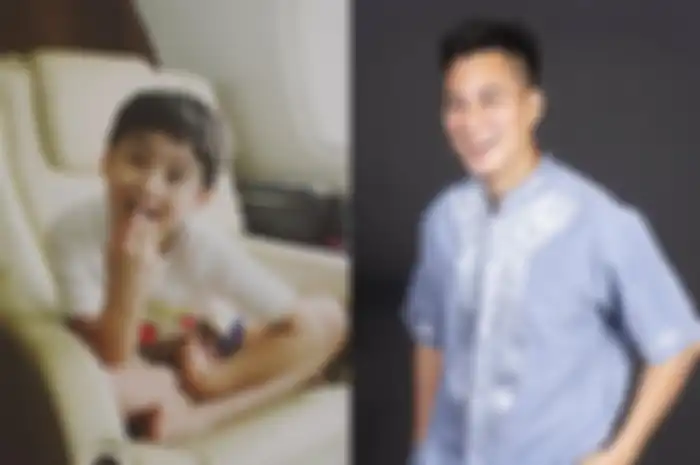 Kolase Foto Rafathar dan Baim Wong