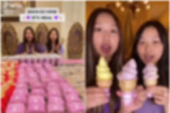 Sisca Kohl bikin es krim dari BTS Meal