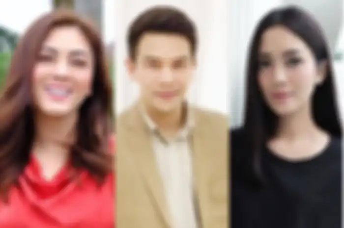 Foto Dhena Devanka, Jonathan Frizzy dan Ririn Dwi Ariyanti