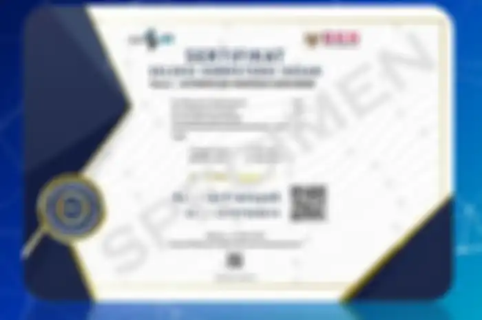Ilustrasi sertifikat SKD CPNS