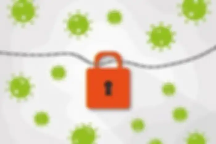 ilustrasi lockdown