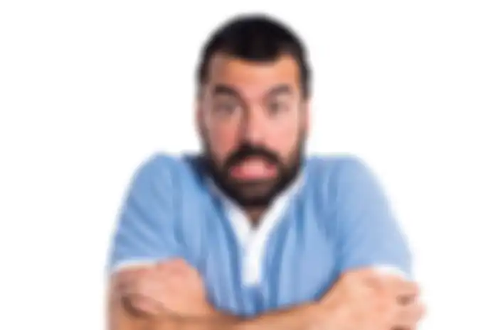 Ilustrasi kedinginan.