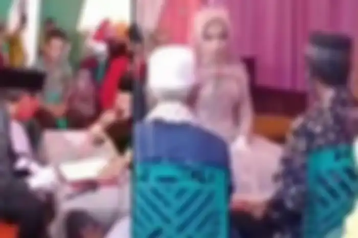 Hbeoh pengantin pria talak istri usai ijab kabul  
