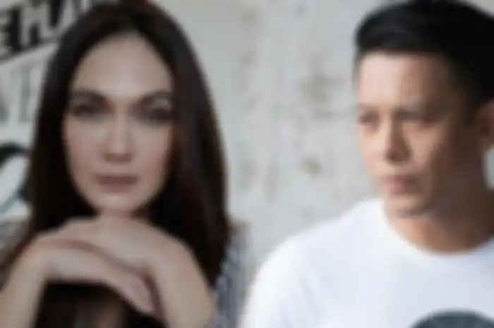 Kolase foto Luna Maya dan Ariel Noah