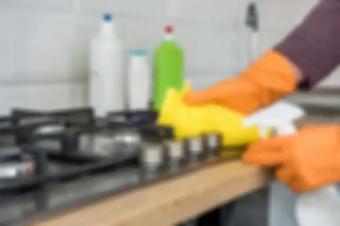 Setiap jenis noda di dapur harus dibersihkan dengan cara yang berbeda. 