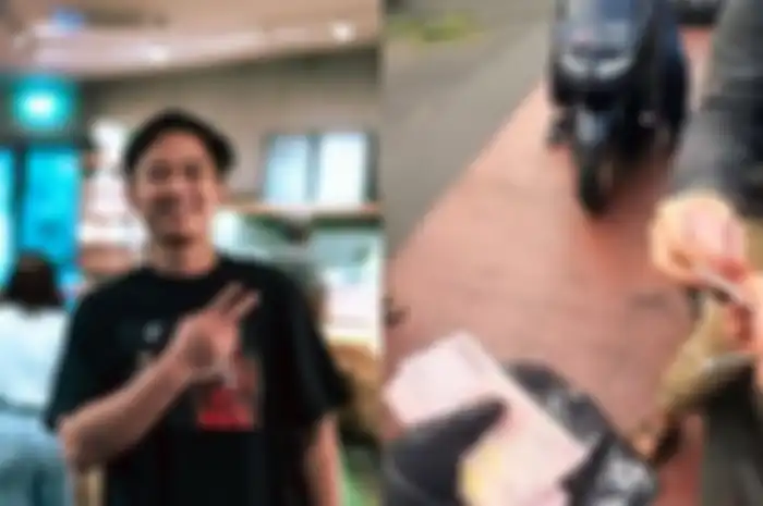 Doni Salmanan bagi-bagi uang di jalanan.