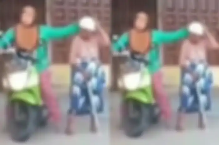 Seorang anak tega suruh ibunya mengemis