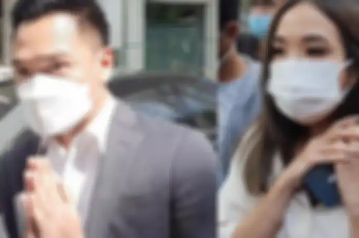 Gisel dan Nobu saat menjalani pemeriksaan pada Selasa (23/3/2021)