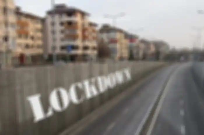 Ilustrasi lockdown.