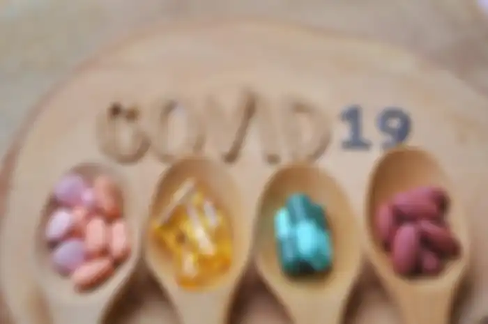 Ilustrasi obat pasien Covid-19.