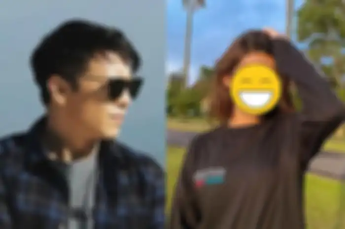 Kolase foto Ariel NOAH dan Lania Fira