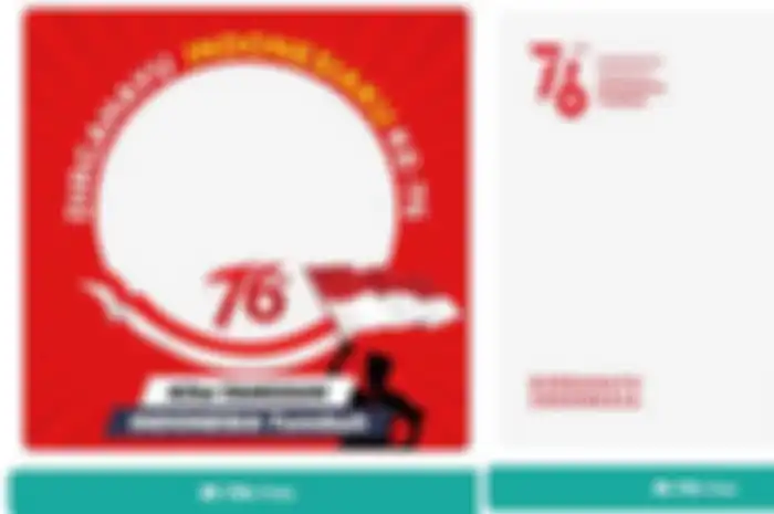 Ilustrasi penggunaan Twibbon
