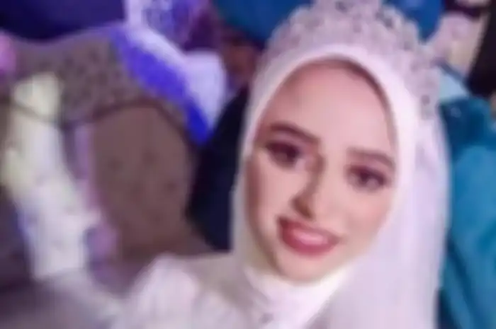 Isra Shaaban, pengantin wanita di Mesir yang dilaporkan meninggal akibat serangan jantung 1 jam setelah dia menikah.