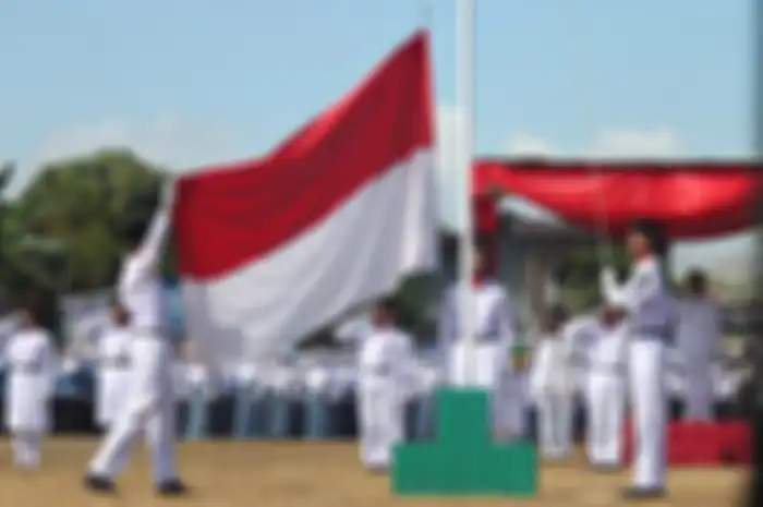 Ilustrasi upacara bendera