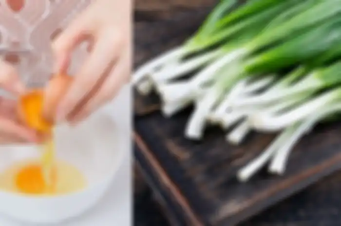 Bahaya masak telur dengan daun bawang.