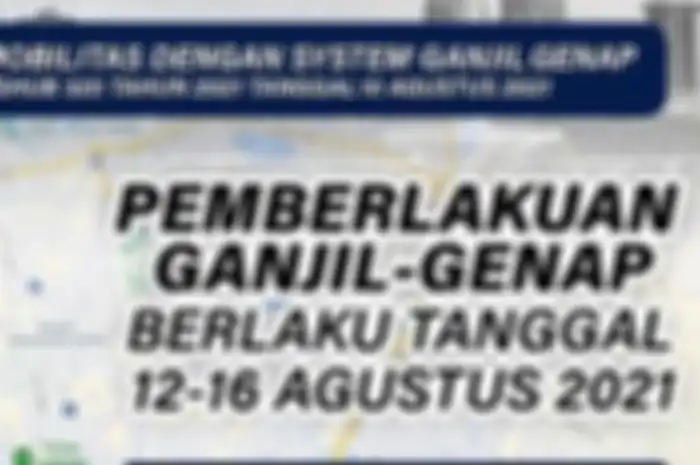 Pengumuman pemberlakuan ganjil genap Jakarta sebagai pengganti penyekatan PPKM