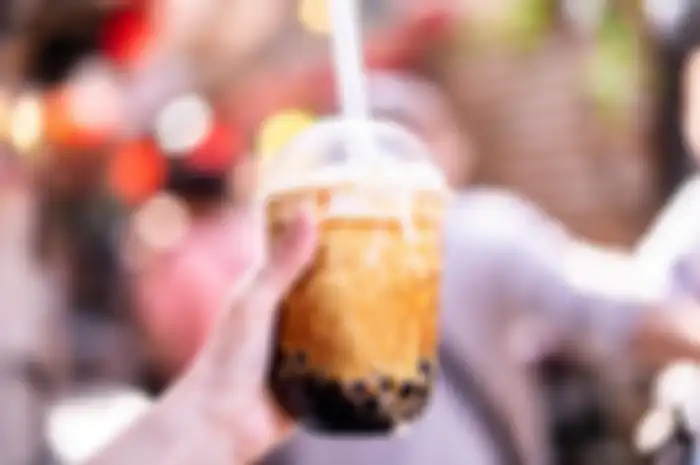 Ilustrasi minuman boba