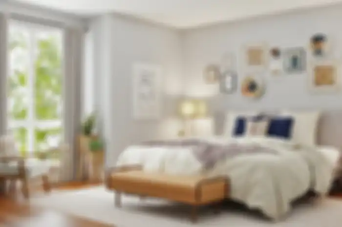 lustrasi kamar tidur.(UNSPLASH/SPACEJOY) 