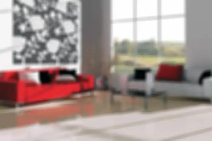 Homogeneous tile bermotif jadi unsur dekoratif ruang.