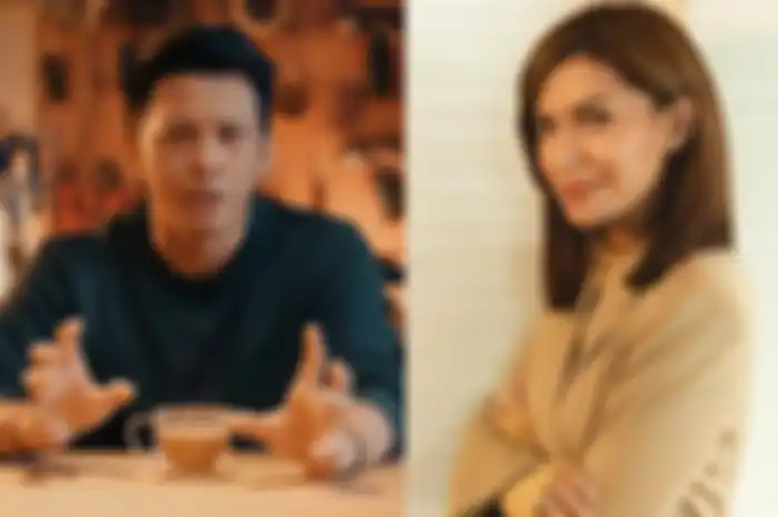 Kolase potret Ariel NOAH dan Najwa Shihab