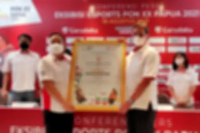 Press conference Eksibisi Esports PON XX Papua 2021
