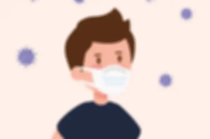 Menggunakan masker saat batuk atau sering bersin.