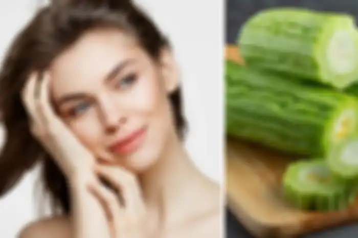 Cara membuat wajah glowing dengan pare.
