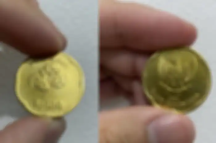 Uang koin Rp 500 gambar melati