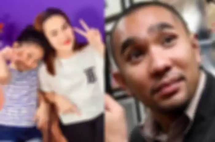 Kolase foto Ayu Ting Ting bersama Bilqis Khumairah Razak dan potret Enji Baskoro