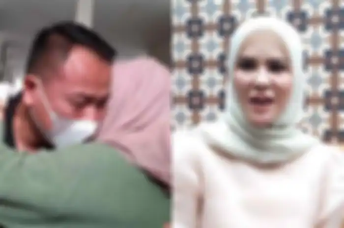 Kolase foto Vicky Prasetyo dan Angel Lelga