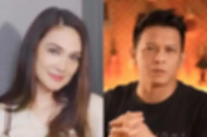 Kolase foto Ariel NOAH dan Luna Maya