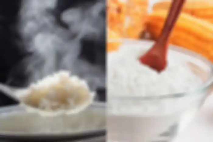 Cara memasak nasi dengan mencampur dengan satu sendok maizena