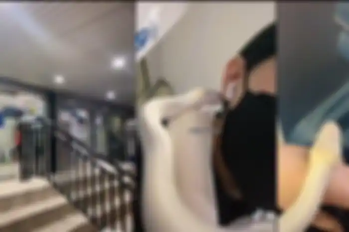 Viral wanita nekat bawa ular saat ingin setor uang ke ATM