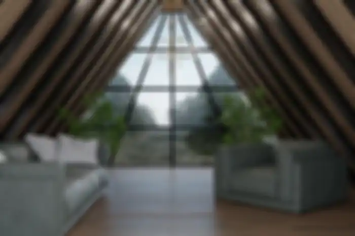 Interior rumah saat musim hujan
