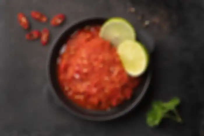 ilustrasi sambal tomat