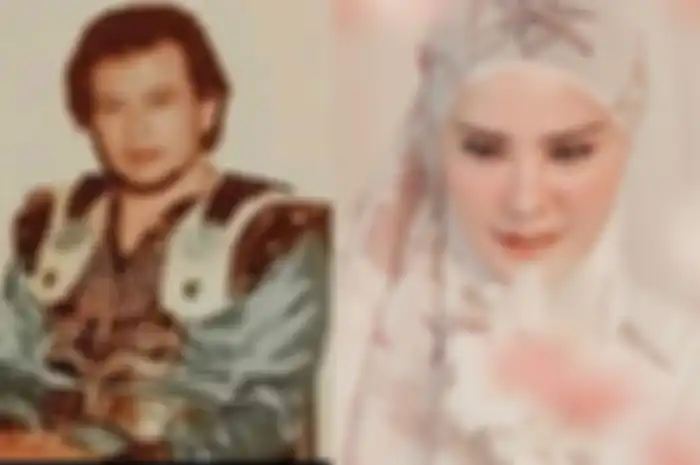 Potret jadul Rhoma Irama dan Angel Lelga 