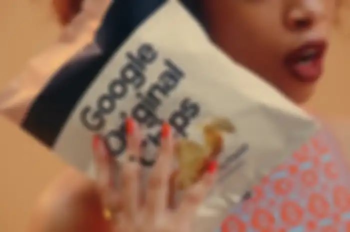 Iklan keripik kentang Google