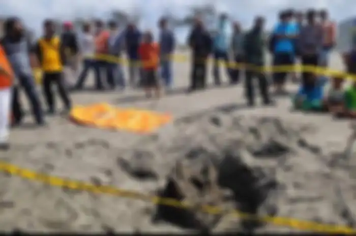 Penemuan kerangka manusia di Pantai Parangkusumo Bantul menghebohkan warga, Selasa (21/9/2021)