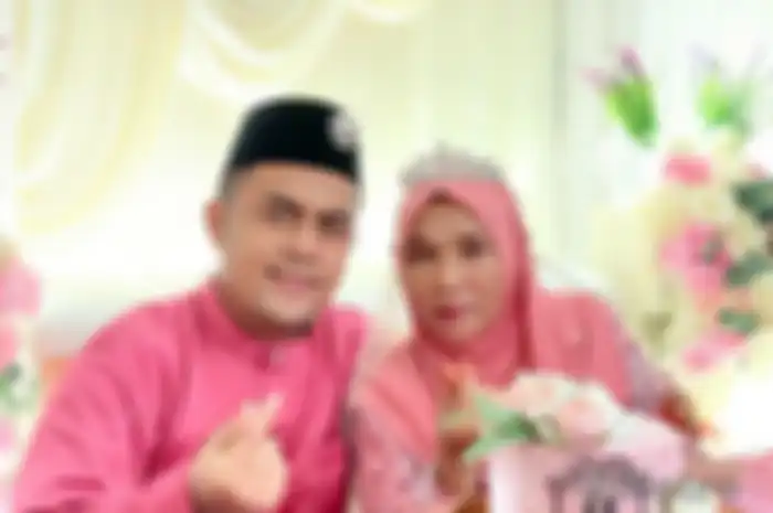 Razaman dan Norlida, pasangan beda usia 37 tahun asal Malaysia.