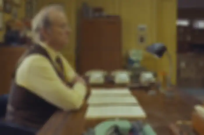 Bill Murray dalam film 'The French Dispatch'