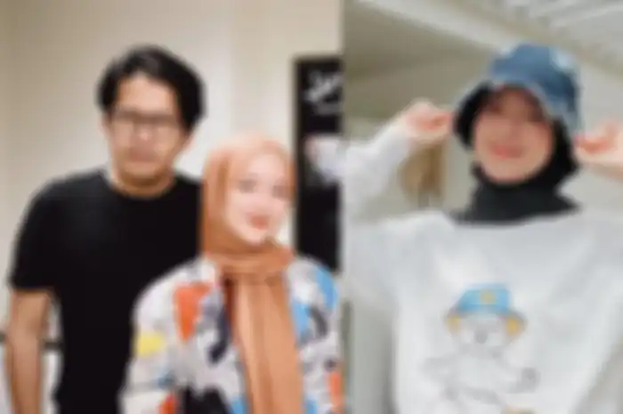 Nissa Sabyan hadiri resepsi pernikahan Ria Ricis dan Teuku Ryan dengan ditemani Ayus Sabyan
