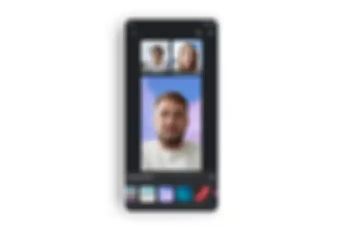 Ganti background Google Meet