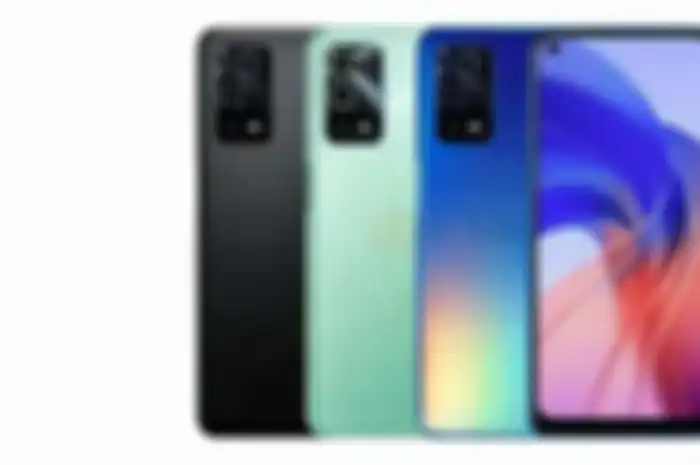 Render OPPO A55 4G yang sudah hadir di India (1/10).