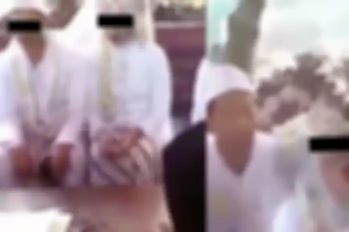 Viral pengantin wanita mendadak berteriak histeris saat hendak ijab kabul