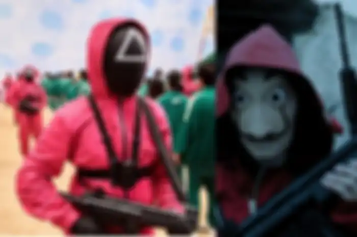 Seragam Squid Game vs Money Heist
