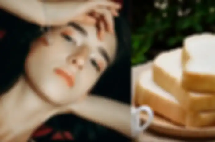 Cara membuat wajah glowing natural dengan roti tawar.