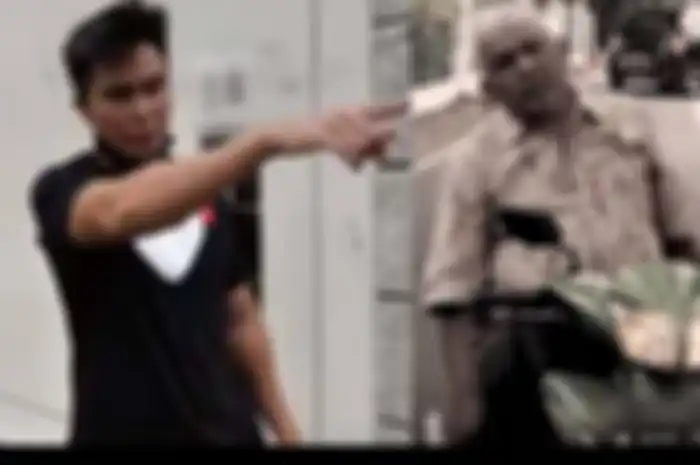 Kolase Baim Wong saat memarahi Kakek Suhud viral di media sosial.