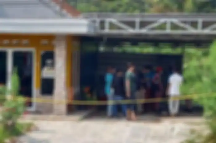 Tempat kejadian pembunuhan ibu dan anak di Subang