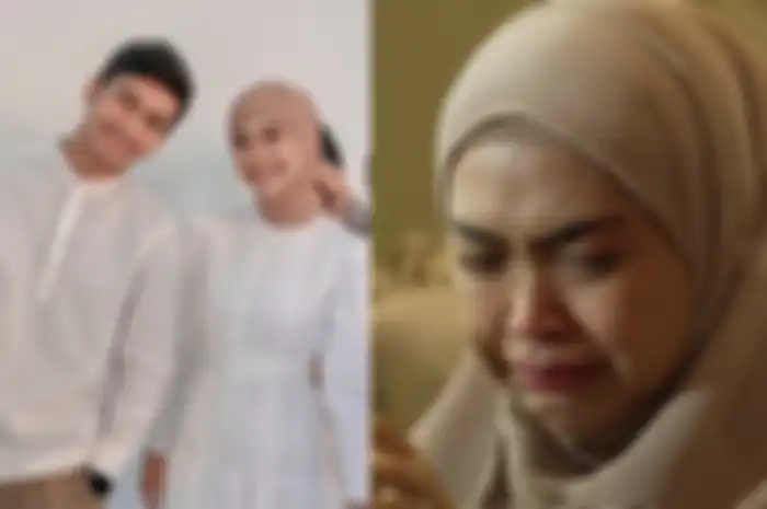 Kolase Foto Teuku Ryan dan Ria Ricis.